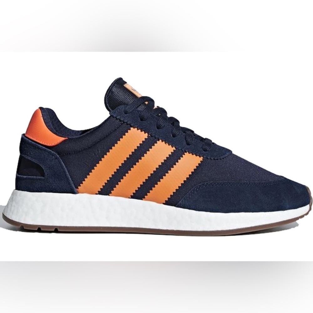 Adidas I-5923 navy orange mens size 9